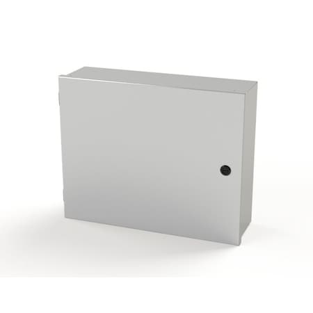 Saginaw Control & Engineering 1/4 Turn Latch Electrical Enclosures, 16 in H, 6 in D, 20 in W, NEMA 1, Carbon Steel SCE-16N2006LP